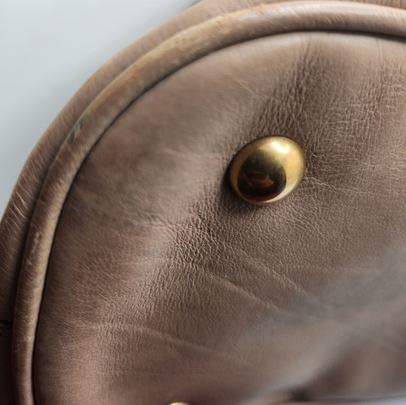 Yves Saint Laurent Beige Leather Medium Muse Satchel - Picture 12 of 17